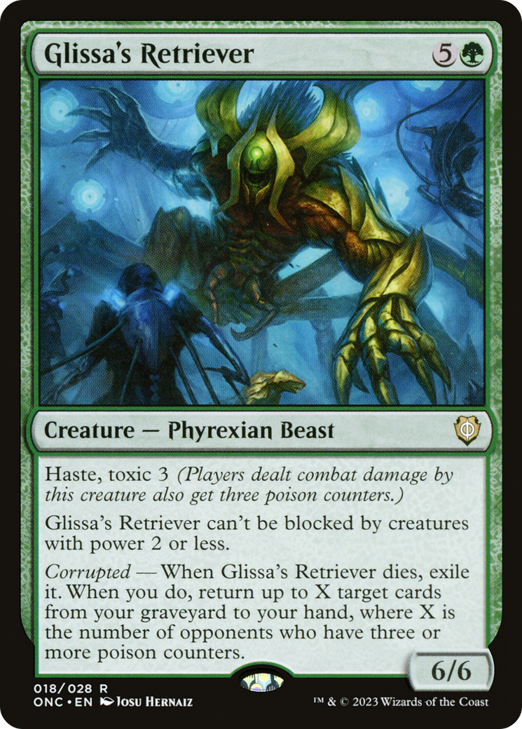 Glissa's Retriever [Phyrexia: All Will Be One Commander] | Multizone: Comics And Games