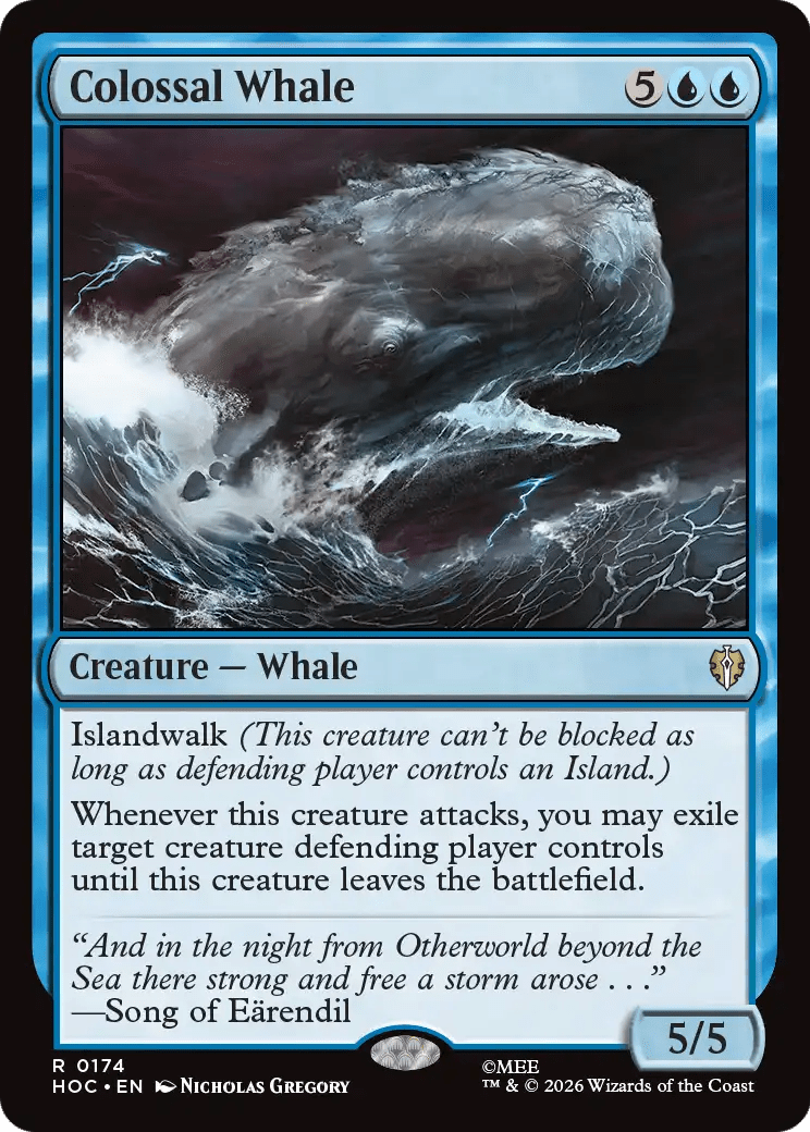 Colossal Whale [The Hobbit: Eternal-Legal] MTG Single Magic: The Gathering  | Multizone: Comics And Games