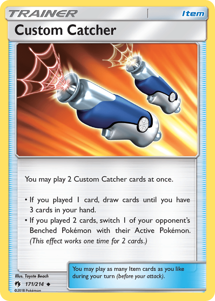 Custom Catcher (171/214) [Sun & Moon: Lost Thunder] Pokemon Single Pokémon  | Multizone: Comics And Games