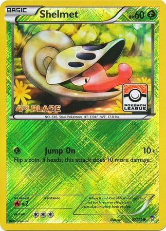 Shelmet (8/111) (League Promo 4th Place) [XY: Furious Fists] Pokemon Single Pokémon  | Multizone: Comics And Games