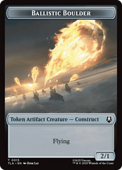 Ballistic Boulder // Food (0019) Double-Sided Token [Avatar: The Last Airbender Tokens] MTG Single Magic: The Gathering  | Multizone: Comics And Games