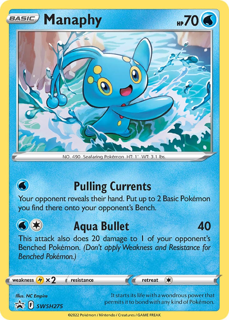 Manaphy (SWSH275) [Sword & Shield: Black Star Promos] Pokemon Single Pokémon  | Multizone: Comics And Games