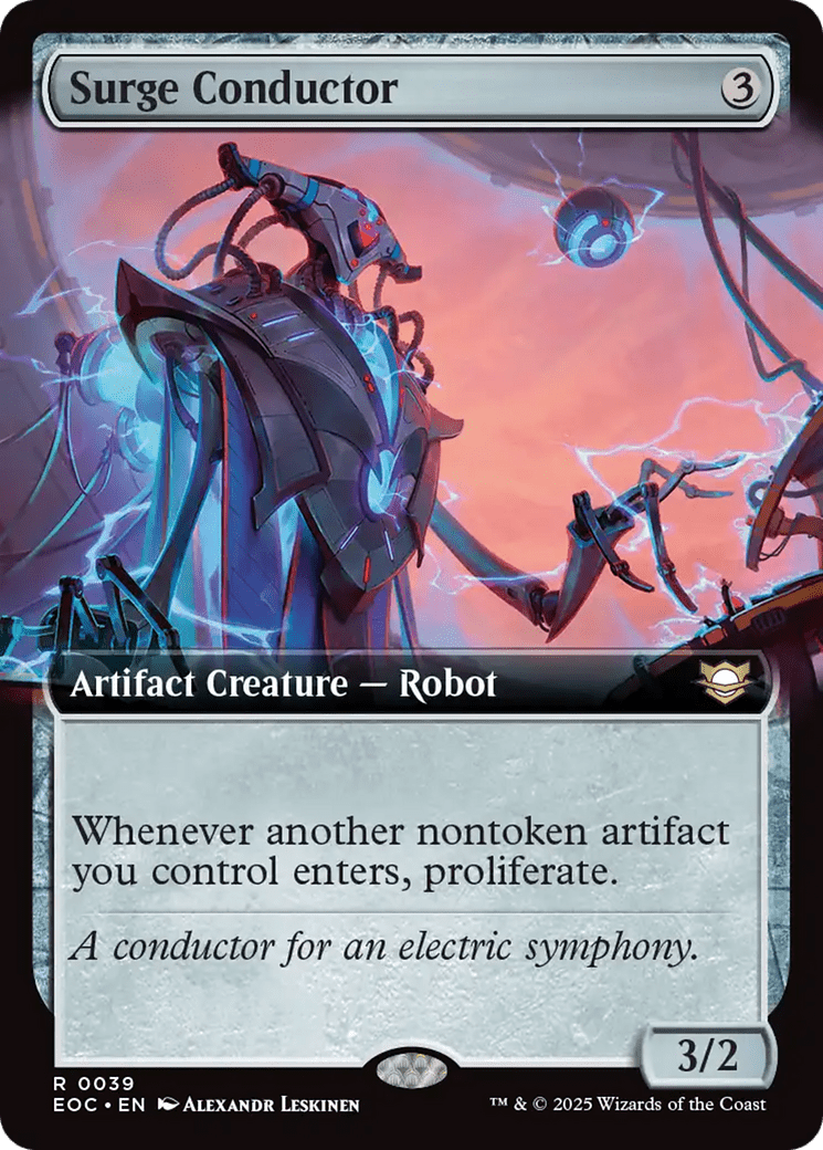 Surge Conductor (Extended Art) [Edge of Eternities Commander] MTG Single Magic: The Gathering  | Multizone: Comics And Games