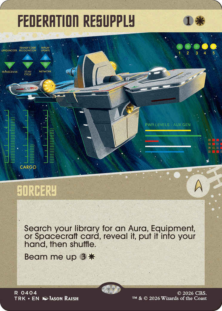 Federation Resupply (Showcase) [Star Trek] MTG Single Magic: The Gathering  | Multizone: Comics And Games