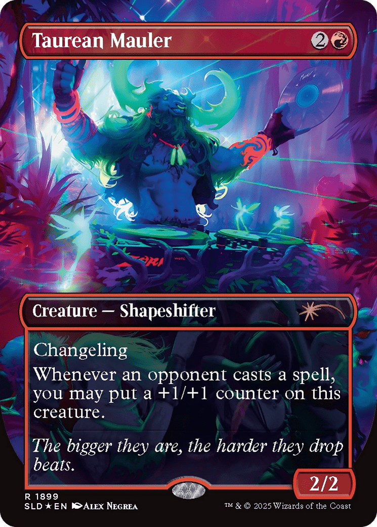 Taurean Mauler (Double Rainbow Foil) [Secret Lair Drop Series] MTG Single Magic: The Gathering  | Multizone: Comics And Games