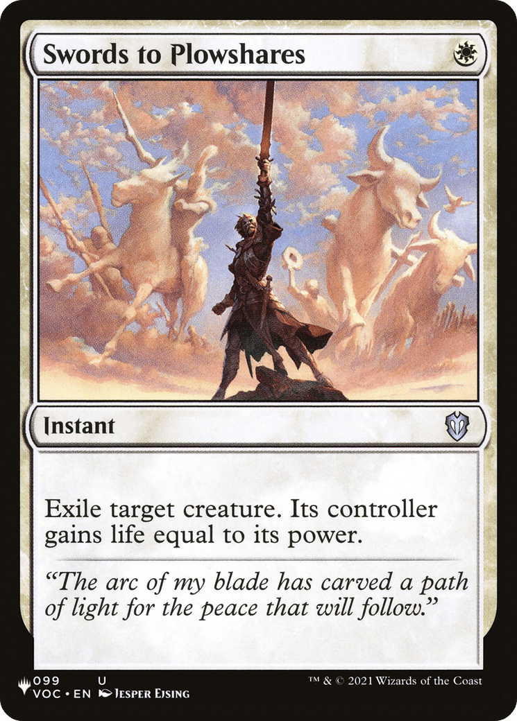 Swords to Plowshares [Secret Lair: Angels] MTG Single Magic: The Gathering  | Multizone: Comics And Games