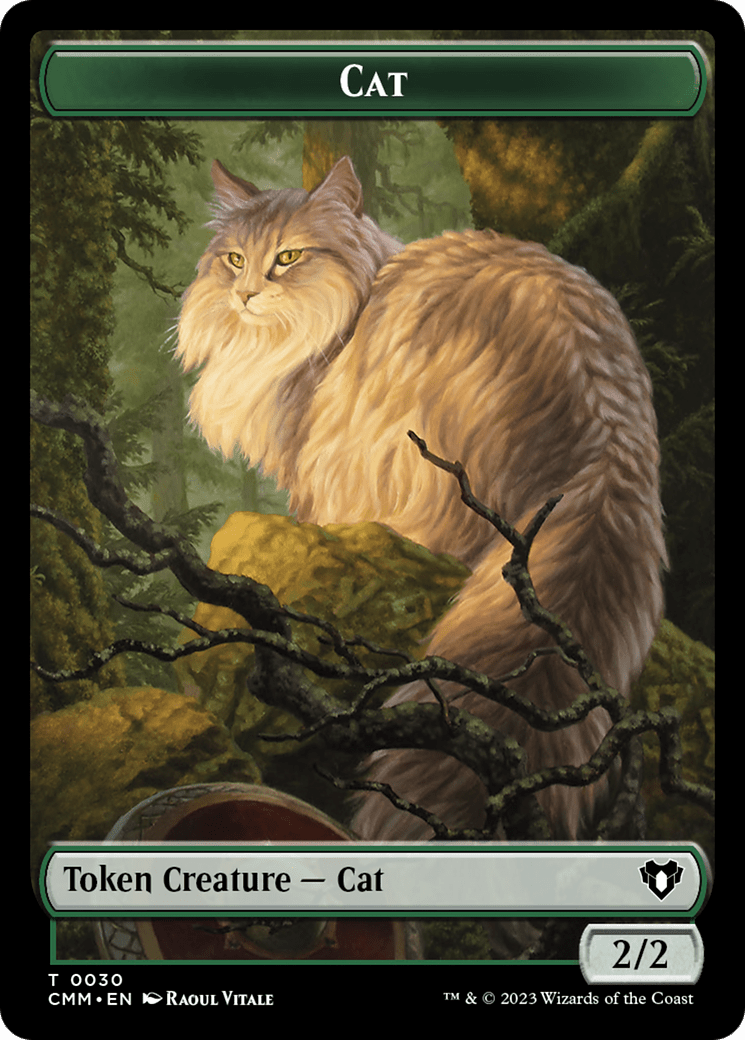Cat Token (30) [Commander Masters Tokens] MTG Single Magic: The Gathering  | Multizone: Comics And Games