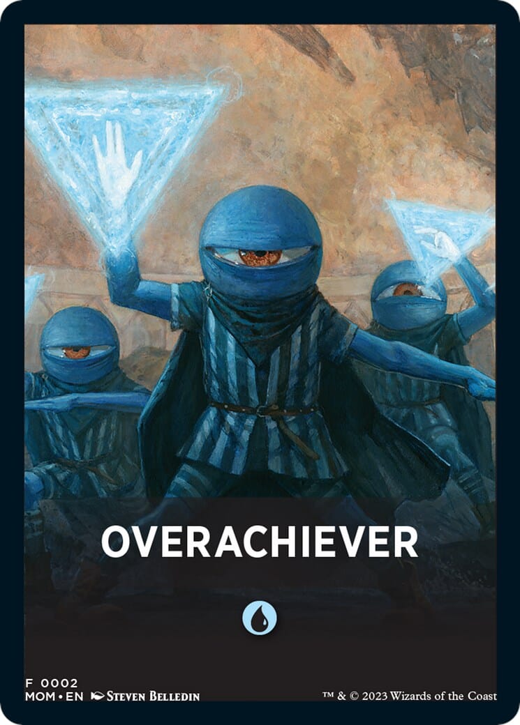 Overachiever Theme Card [March of the Machine Tokens] MTG Single Magic: The Gathering  | Multizone: Comics And Games
