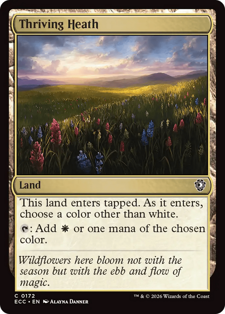 Thriving Heath [Lorwyn Eclipsed Commander] MTG Single Magic: The Gathering  | Multizone: Comics And Games