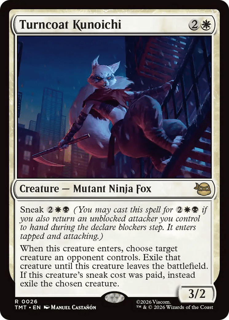 Turncoat Kunoichi [Teenage Mutant Ninja Turtles] MTG Single Magic: The Gathering  | Multizone: Comics And Games