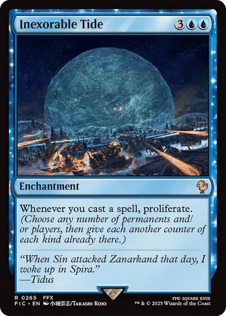 Inexorable Tide [FINAL FANTASY Commander] MTG Single Magic: The Gathering  | Multizone: Comics And Games