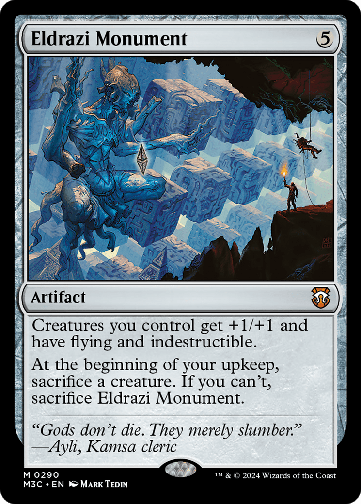 Eldrazi Monument (Ripple Foil) [Modern Horizons 3 Commander] MTG Single Magic: The Gathering  | Multizone: Comics And Games