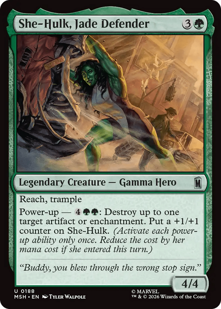 She-Hulk, Attorney-at-Law [Marvel Super Heroes] MTG Single Magic: The Gathering  | Multizone: Comics And Games