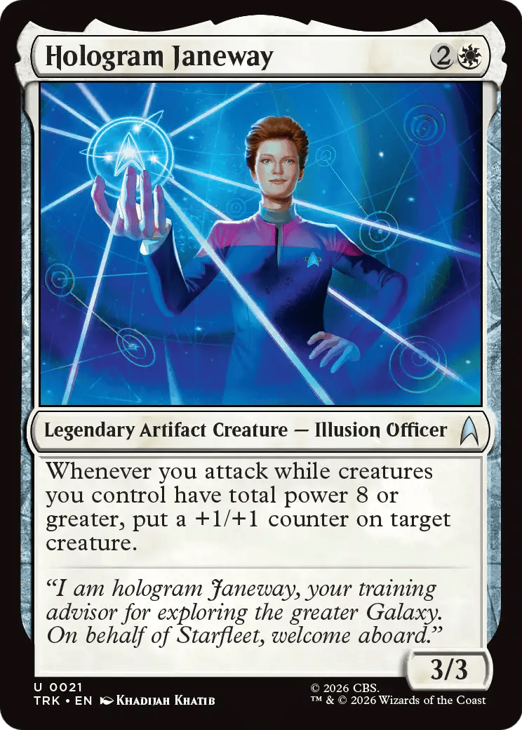 Hologram Janeway [Star Trek] MTG Single Magic: The Gathering  | Multizone: Comics And Games