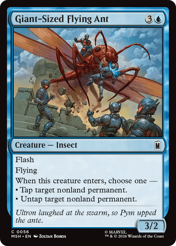 Giant-Sized Flying Ant [Marvel Super Heroes] MTG Single Magic: The Gathering  | Multizone: Comics And Games