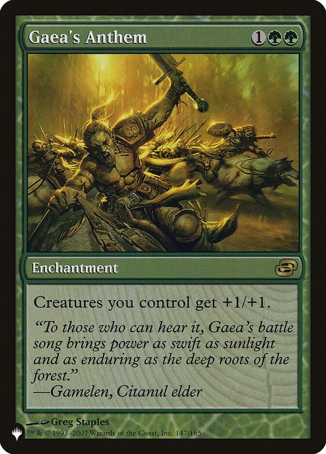 Gaea's Anthem [The List] MTG Single Magic: The Gathering  | Multizone: Comics And Games