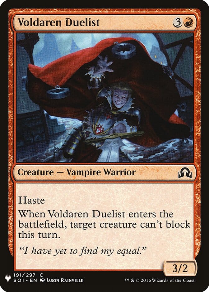 Voldaren Duelist [Mystery Booster] MTG Single Magic: The Gathering  | Multizone: Comics And Games