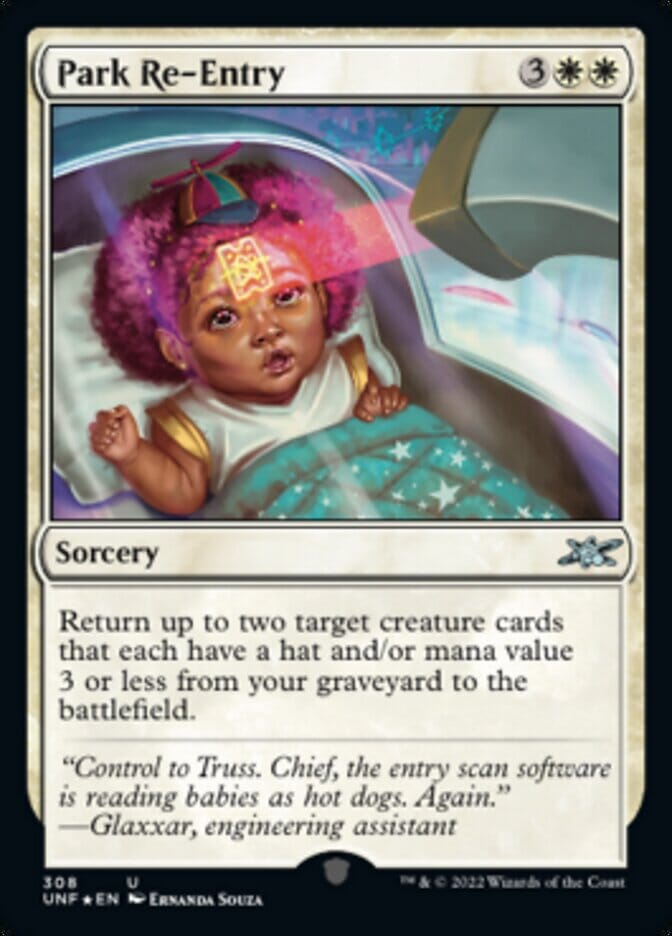 Park Re-Entry (Galaxy Foil) [Unfinity] MTG Single Magic: The Gathering  | Multizone: Comics And Games