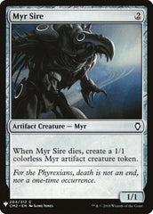 Myr Sire [Mystery Booster] MTG Single Magic: The Gathering  | Multizone: Comics And Games