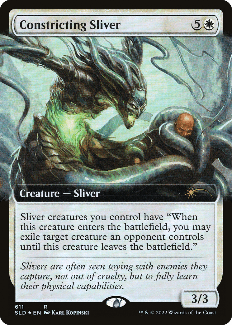 Constricting Sliver (Extended Art) [Secret Lair Drop Promos] MTG Single Magic: The Gathering  | Multizone: Comics And Games