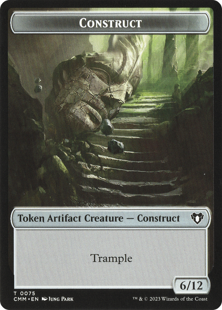 City's Blessing // Construct (0075) Double-Sided Token [Commander Masters Tokens] MTG Single Magic: The Gathering  | Multizone: Comics And Games