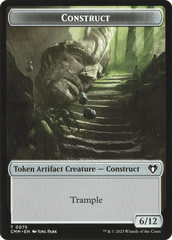 City's Blessing // Construct (0075) Double-Sided Token [Commander Masters Tokens] MTG Single Magic: The Gathering  | Multizone: Comics And Games
