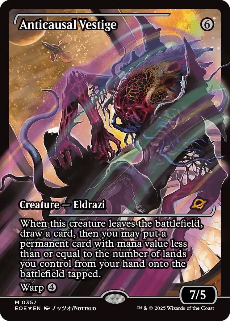 Anticausal Vestige (Showcase) [Edge of Eternities] MTG Single Magic: The Gathering  | Multizone: Comics And Games