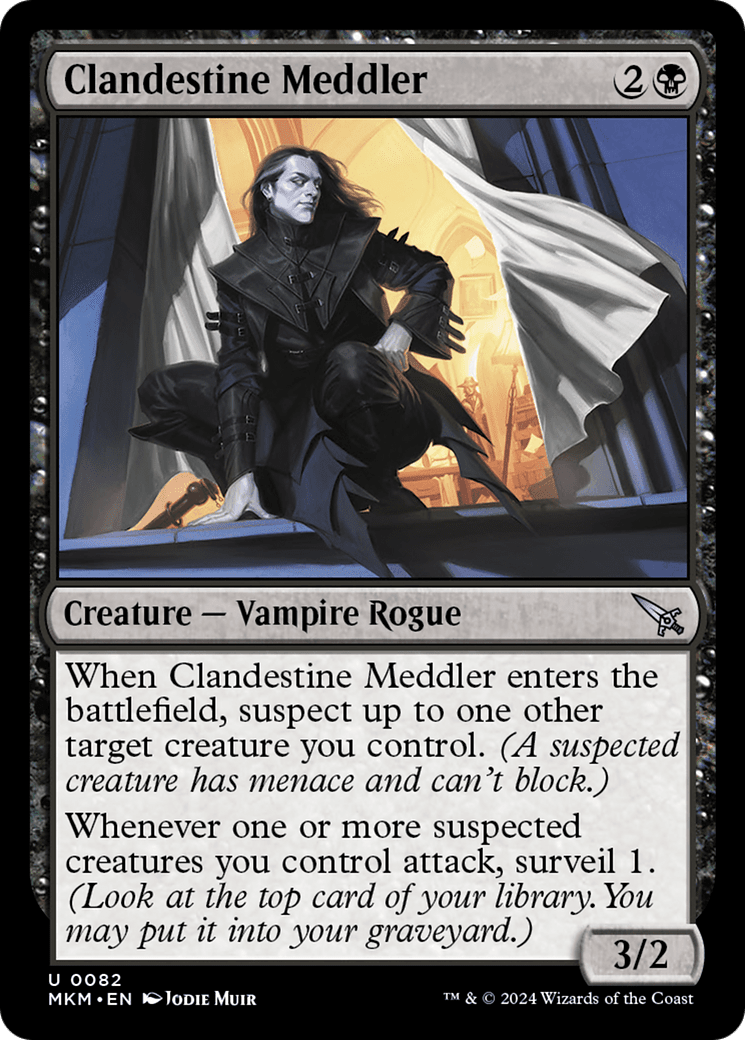 Clandestine Meddler (White) [Murders at Karlov Manor] MTG Single Magic: The Gathering  | Multizone: Comics And Games