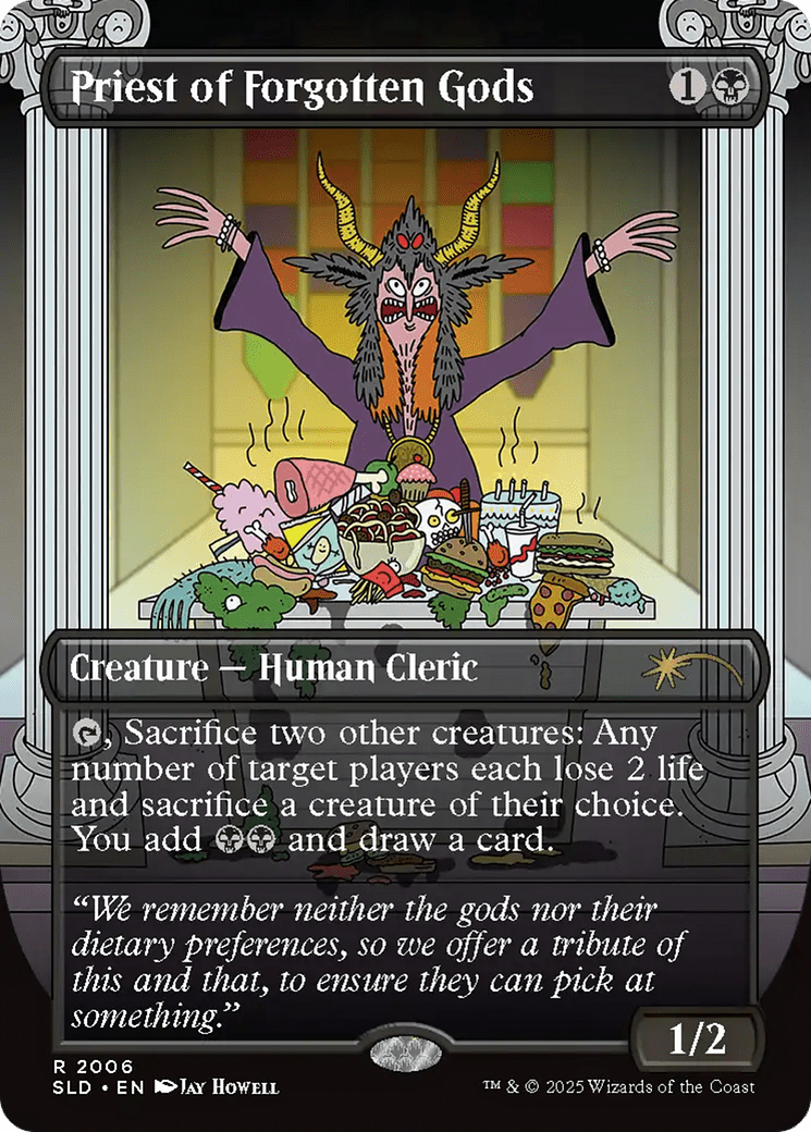 Priest of Forgotten Gods (Rainbow Foil) [Secret Lair Drop Series] MTG Single Magic: The Gathering  | Multizone: Comics And Games
