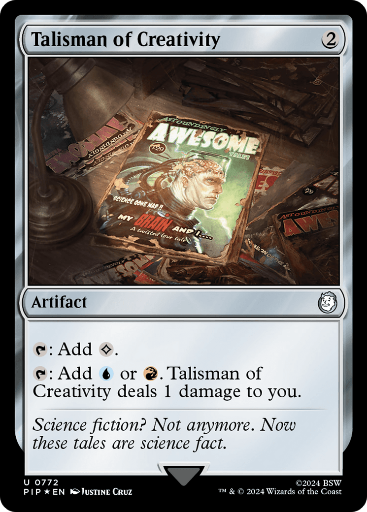 Talisman of Creativity (Surge Foil) [Fallout] MTG Single Magic: The Gathering  | Multizone: Comics And Games