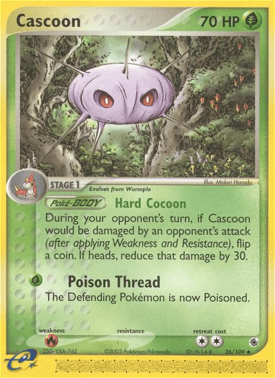 Cascoon (26/109) [EX: Ruby & Sapphire] Pokemon Single Pokémon  | Multizone: Comics And Games
