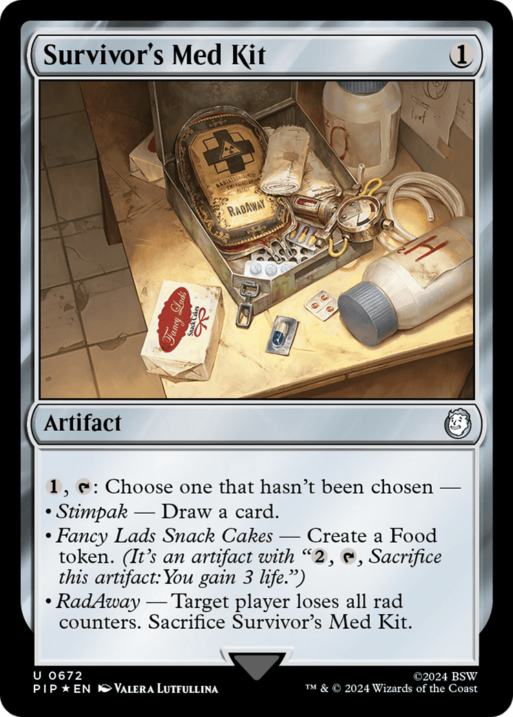 Survivor's Med Kit (Surge Foil) [Fallout] MTG Single Magic: The Gathering  | Multizone: Comics And Games