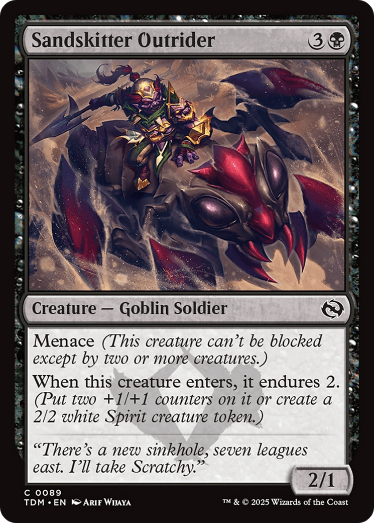 Sandskitter Outrider [Tarkir: Dragonstorm] MTG Single Magic: The Gathering  | Multizone: Comics And Games