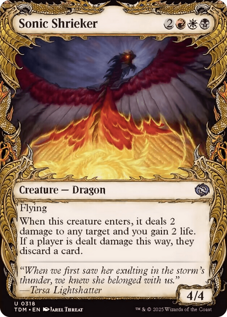 Sonic Shrieker (Showcase) [Tarkir: Dragonstorm] MTG Single Magic: The Gathering  | Multizone: Comics And Games