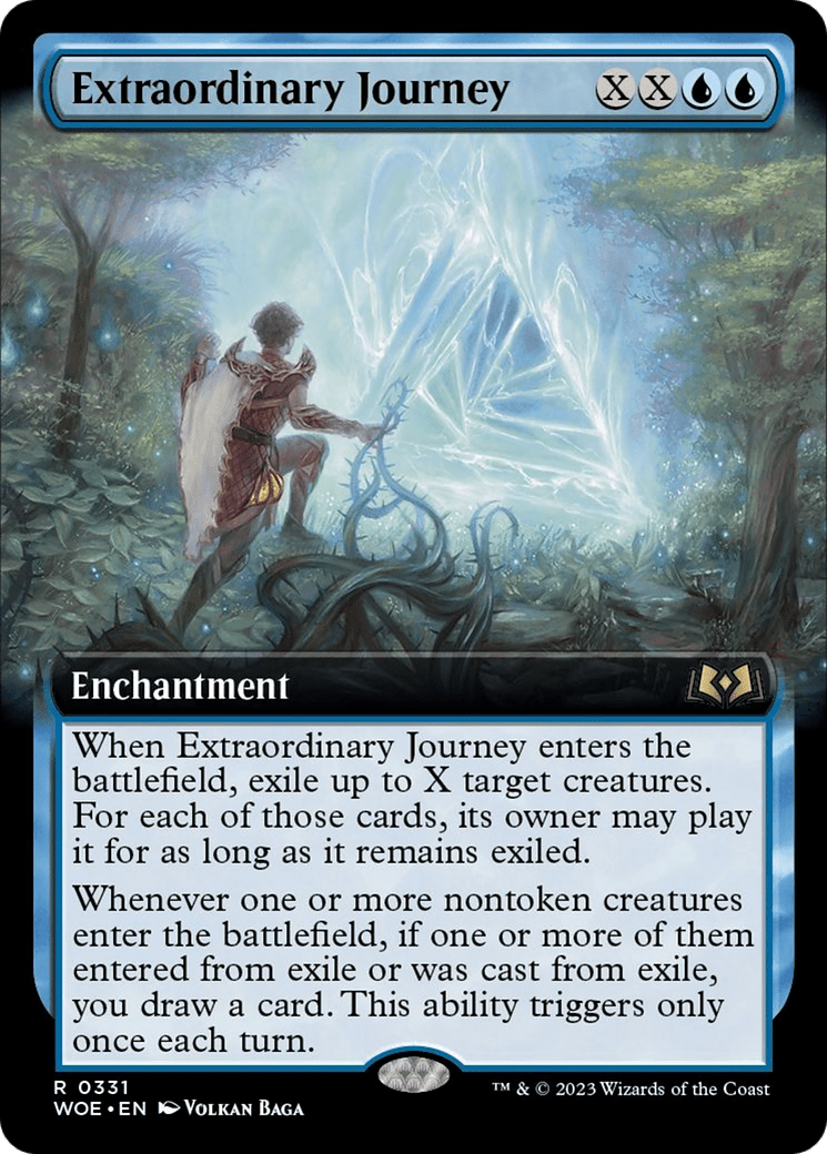 Extraordinary Journey (Extended Art) [Wilds of Eldraine] MTG Single Magic: The Gathering  | Multizone: Comics And Games