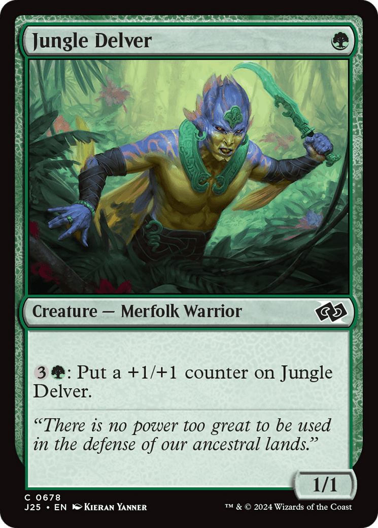 Jungle Delver [Foundations Jumpstart] MTG Single Magic: The Gathering  | Multizone: Comics And Games