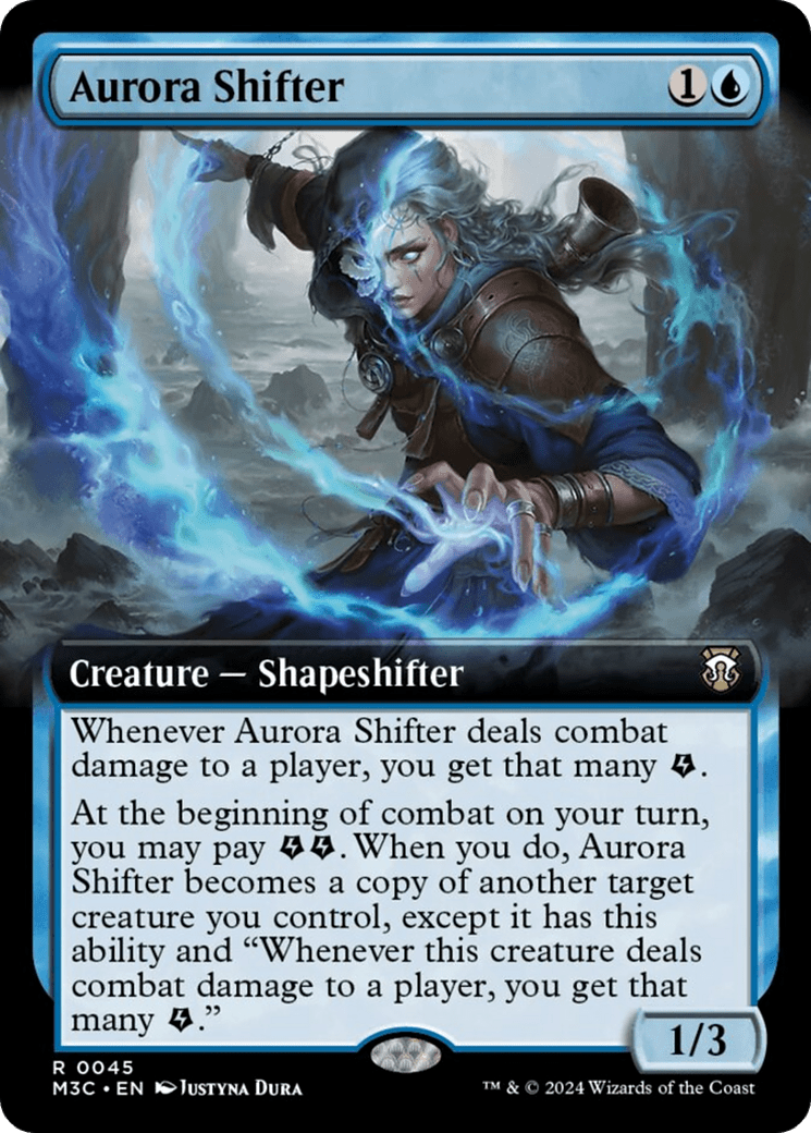 Aurora Shifter (Extended Art) (Ripple Foil) [Modern Horizons 3 Commander] MTG Single Magic: The Gathering  | Multizone: Comics And Games