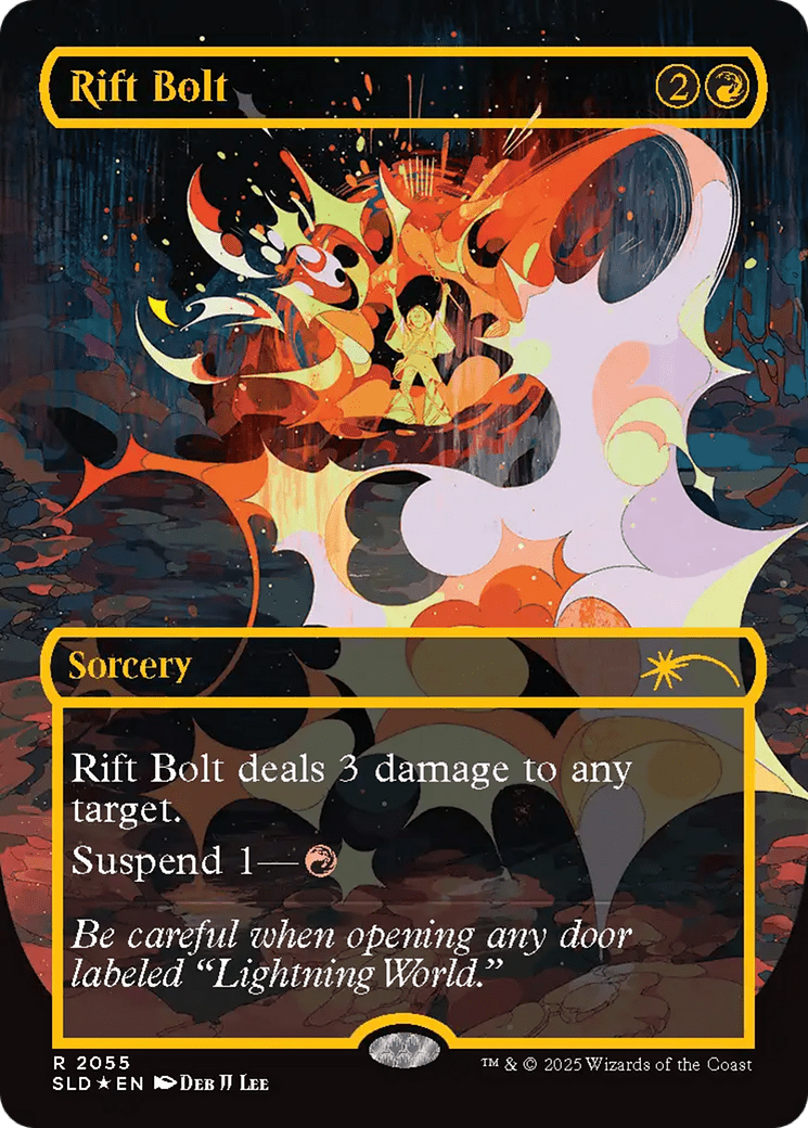 Rift Bolt (2055) (Raised Foil) [Secret Lair Drop Series] MTG Single Magic: The Gathering  | Multizone: Comics And Games