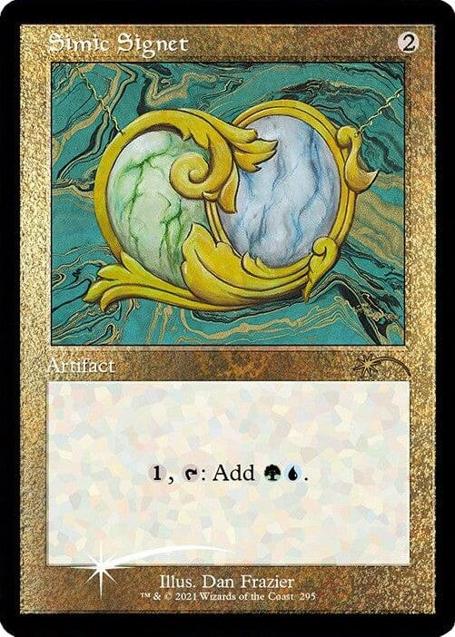 Simic Signet (Retro) (Foil Etched) [Secret Lair Drop Series] MTG Single Magic: The Gathering  | Multizone: Comics And Games