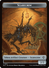 Snake // Scarecrow Double-Sided Token [Lorwyn Eclipsed Tokens] MTG Single Magic: The Gathering  | Multizone: Comics And Games