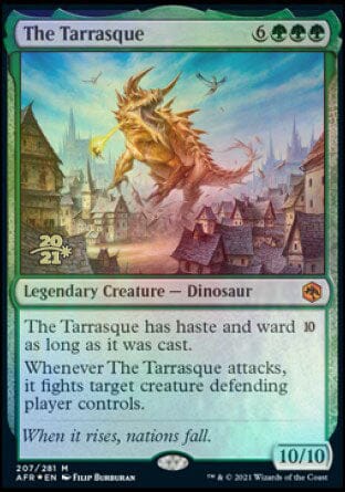 The Tarrasque [Dungeons & Dragons: Adventures in the Forgotten Realms Prerelease Promos] MTG Single Magic: The Gathering  | Multizone: Comics And Games