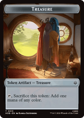 Human Soldier // Treasure (0013) Double-Sided Token [The Hobbit Tokens] MTG Single Magic: The Gathering  | Multizone: Comics And Games