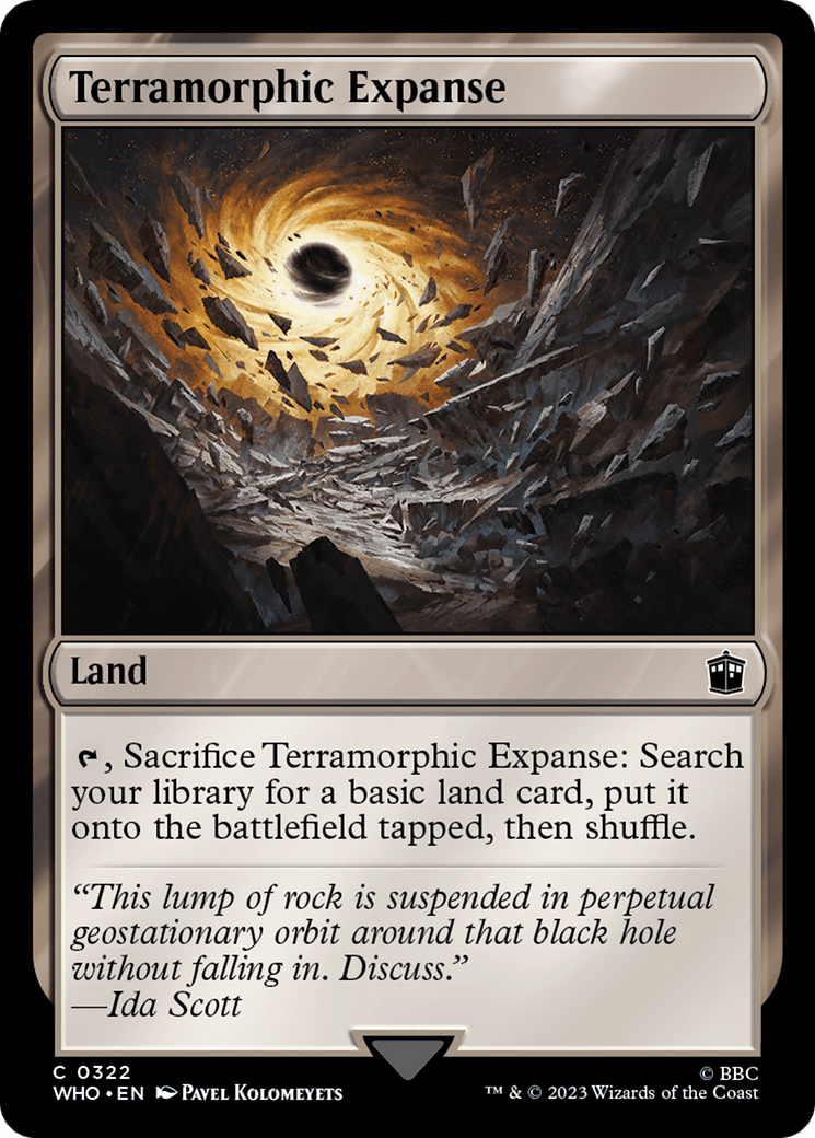 Terramorphic Expanse [Doctor Who] MTG Single Magic: The Gathering  | Multizone: Comics And Games