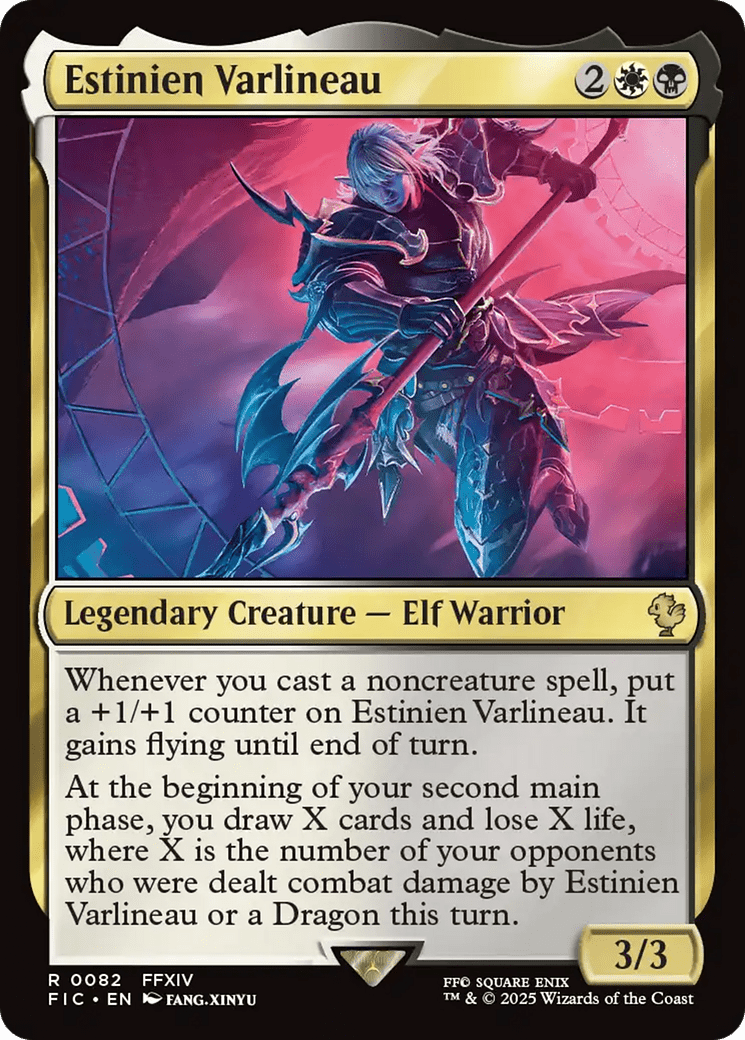 Estinien Varlineau [FINAL FANTASY Commander] MTG Single Magic: The Gathering  | Multizone: Comics And Games