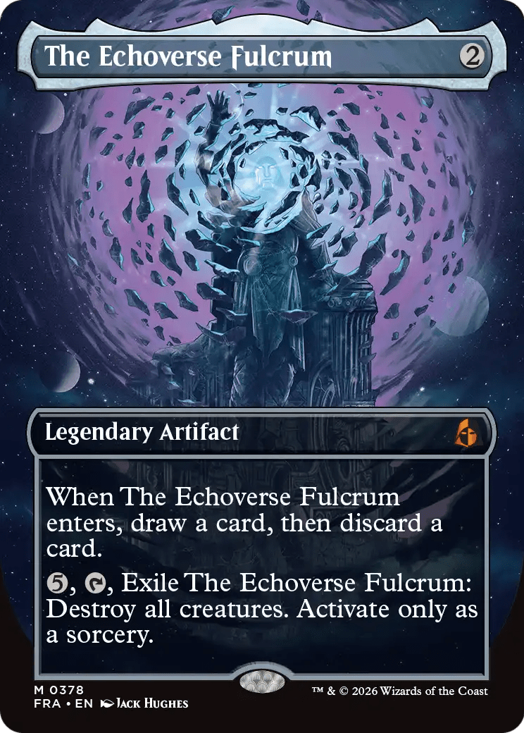 The Echoverse Fulcrum (Borderless) [Reality Fracture] MTG Single Magic: The Gathering  | Multizone: Comics And Games