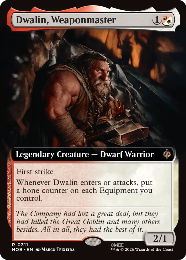 Dwalin, Weaponmaster (Extended Art) [The Hobbit] | Multizone: Comics And Games