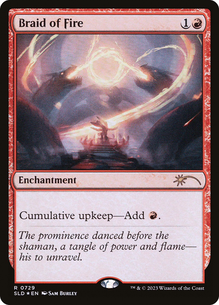 Braid of Fire (729) [Secret Lair Drop Promos] MTG Single Magic: The Gathering  | Multizone: Comics And Games
