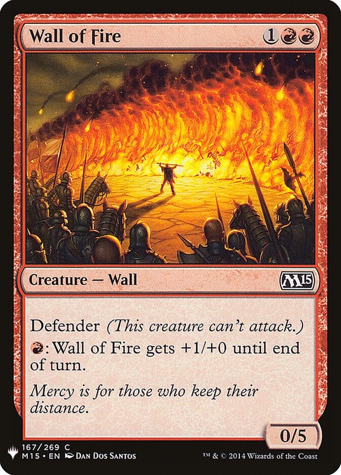 Wall of Fire [Mystery Booster] MTG Single Magic: The Gathering  | Multizone: Comics And Games