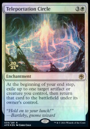 Teleportation Circle [Dungeons & Dragons: Adventures in the Forgotten Realms Prerelease Promos] MTG Single Magic: The Gathering  | Multizone: Comics And Games
