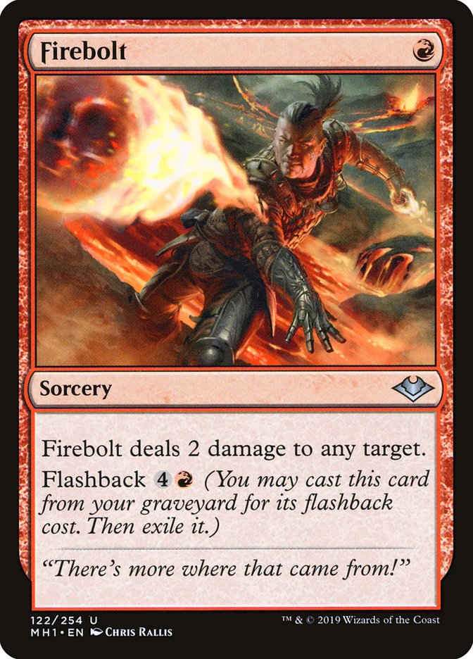 Firebolt [Modern Horizons] MTG Single Magic: The Gathering  | Multizone: Comics And Games